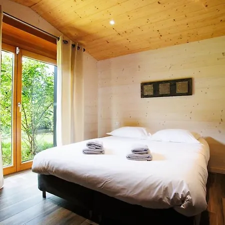 Original En Rondins, L'ours Canadien Chalet *